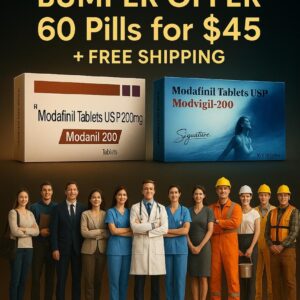Modvigil 200mg – 60 Pills for $45 (Free Shipping)